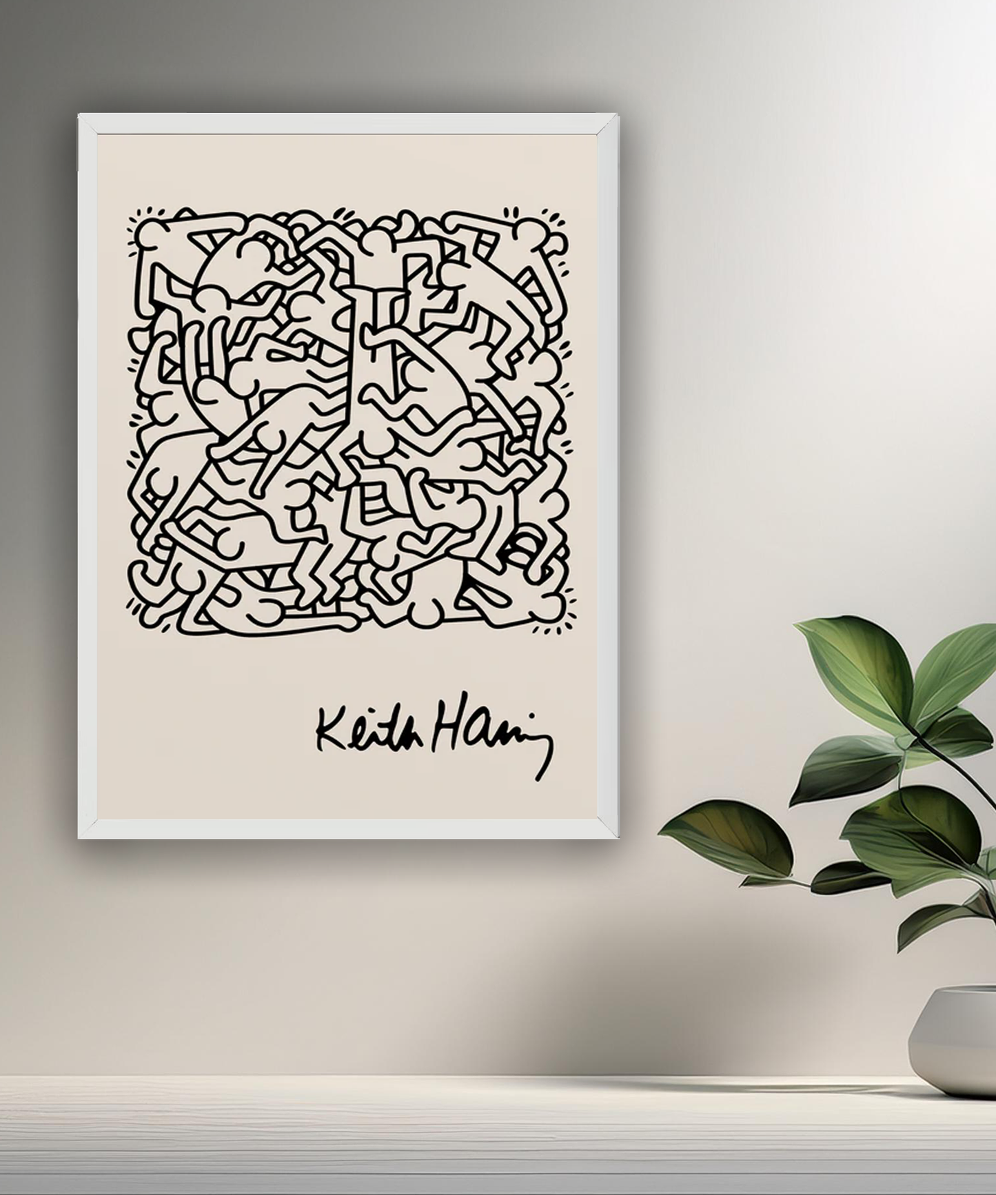 Cadre photo Keith Haring