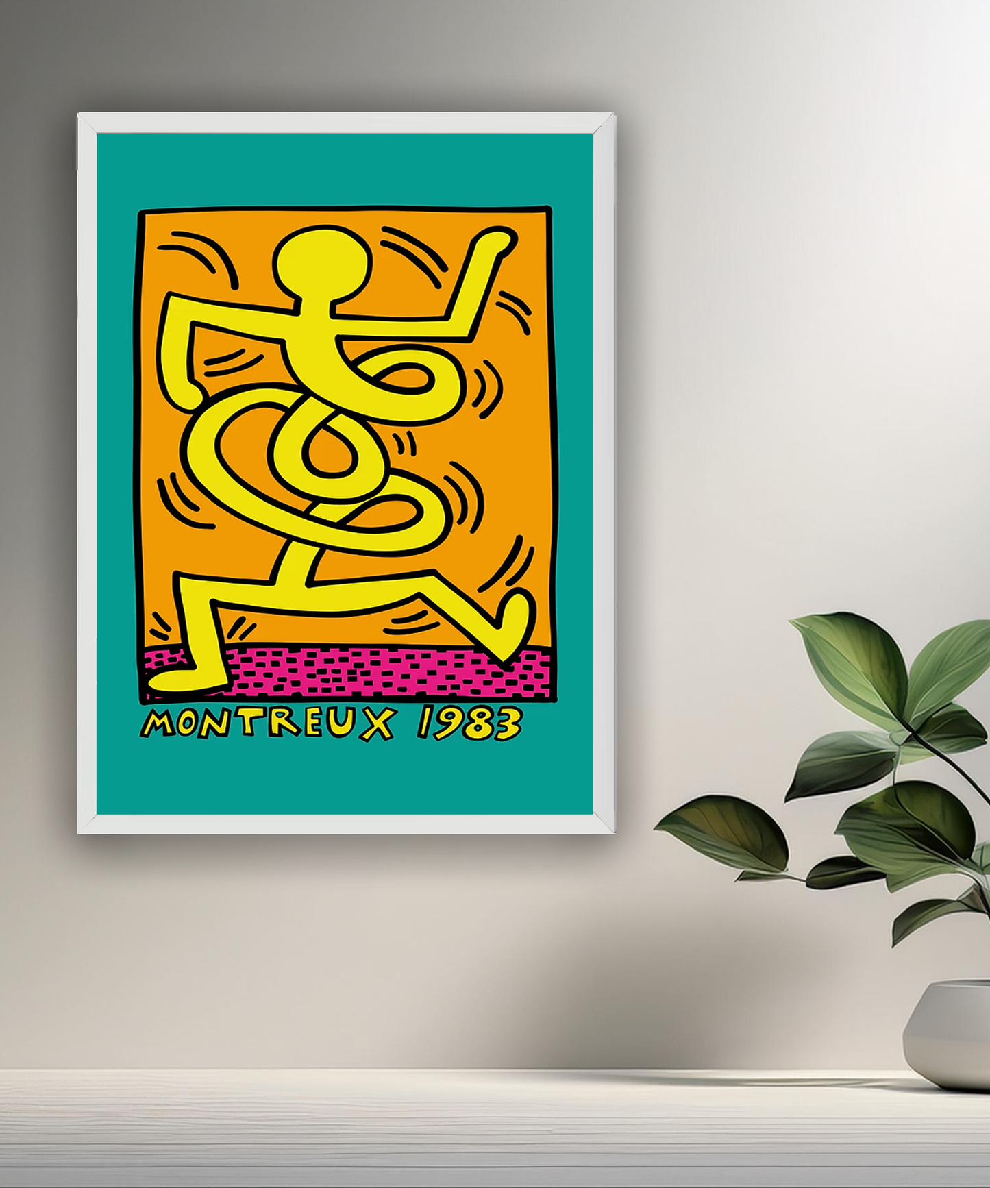 Cadre photo Keith Haring