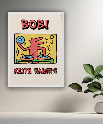 Cadre photo Keith Haring