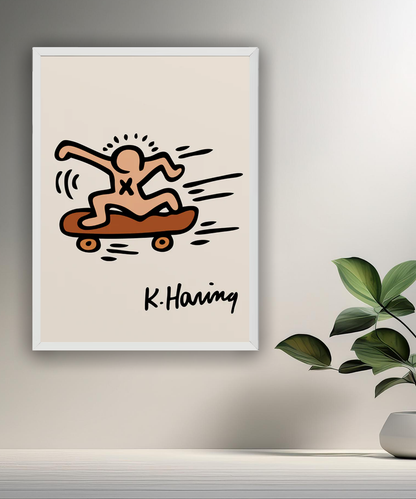 Cadre photo Keith Haring