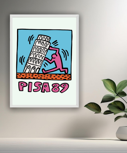 Cadre photo Keith Haring