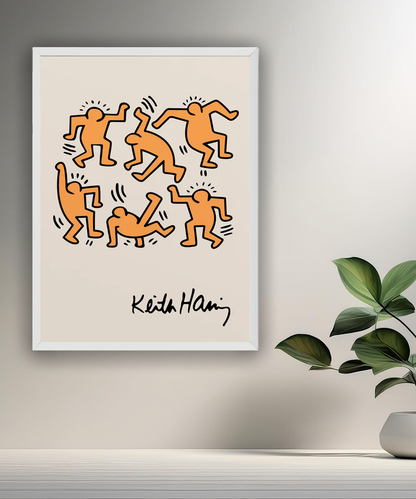 Cadre photo Keith Haring