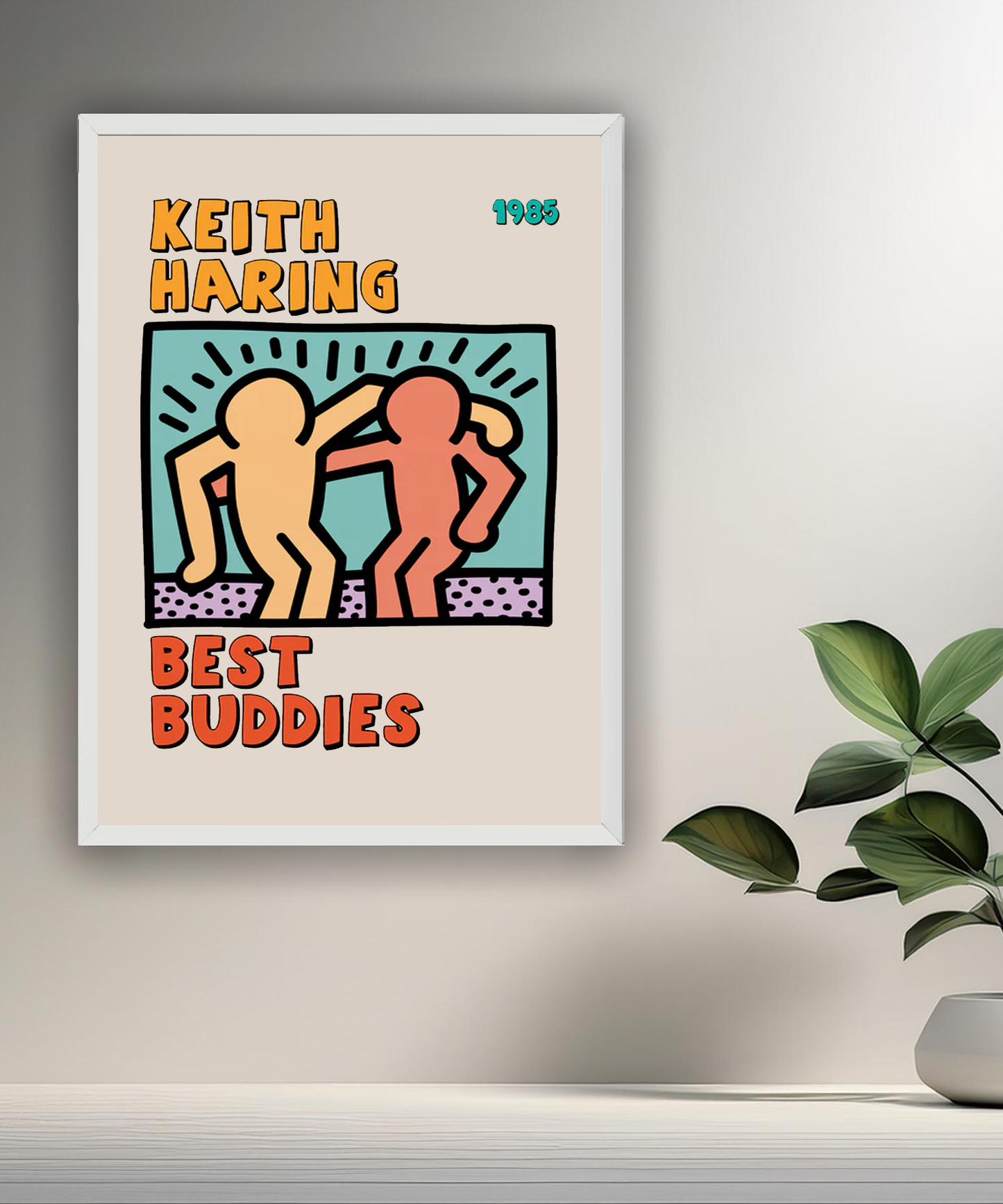Cadre photo Keith Haring