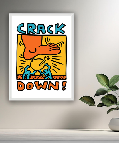 Cadre photo Keith Haring
