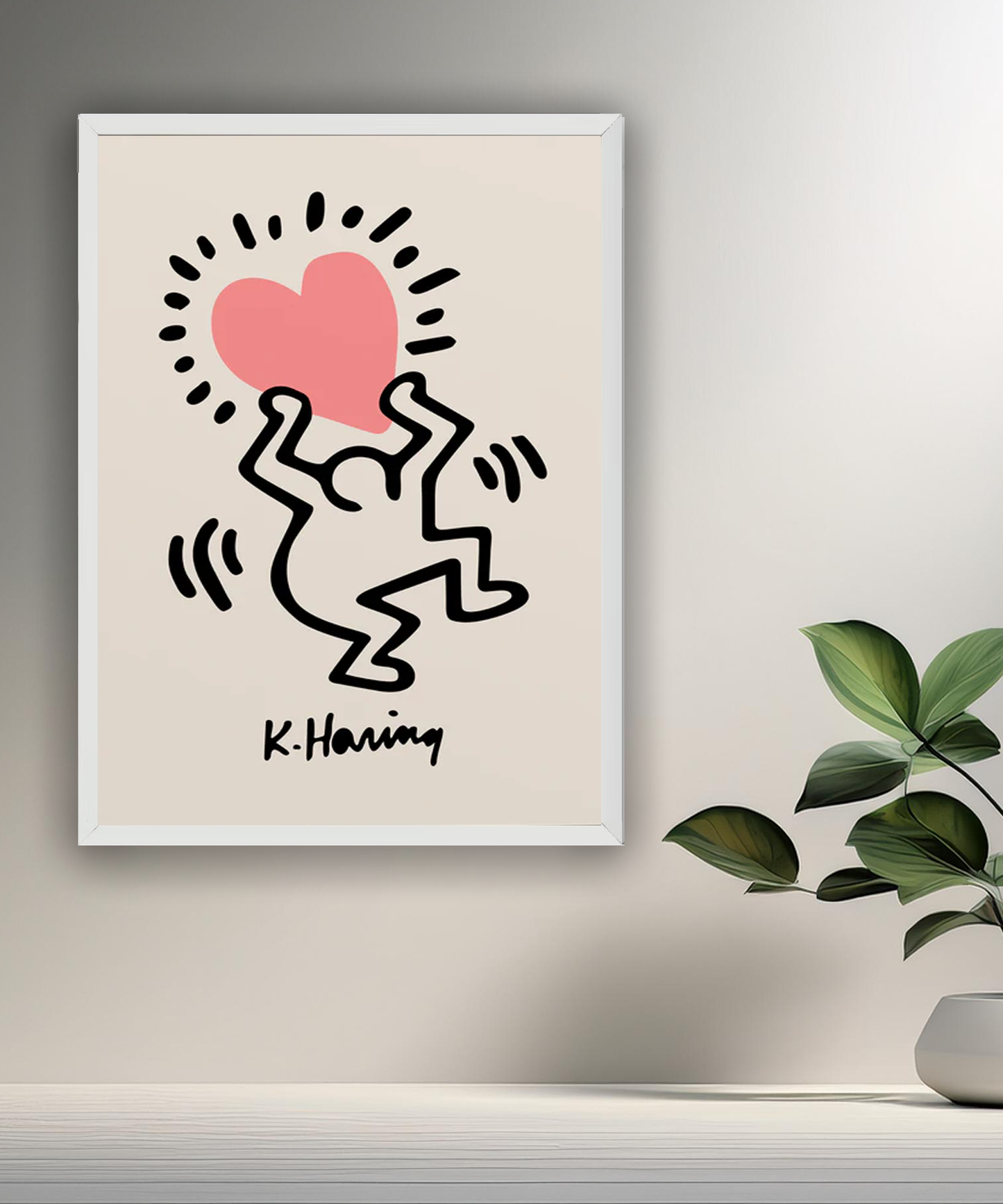 Cadre photo Keith Haring