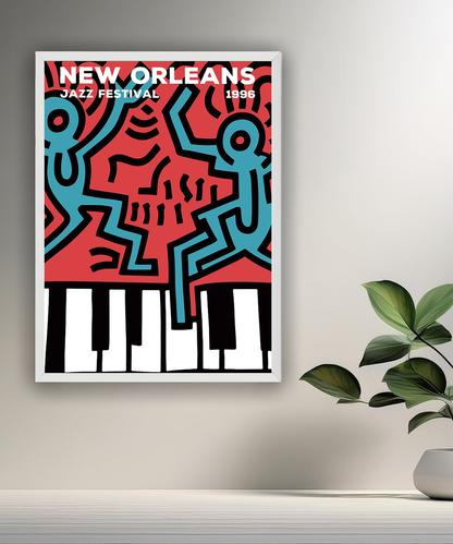 Cadre photo Keith Haring