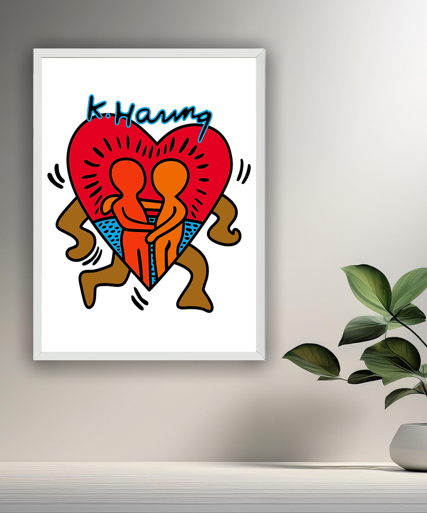 Cadre photo Keith Haring