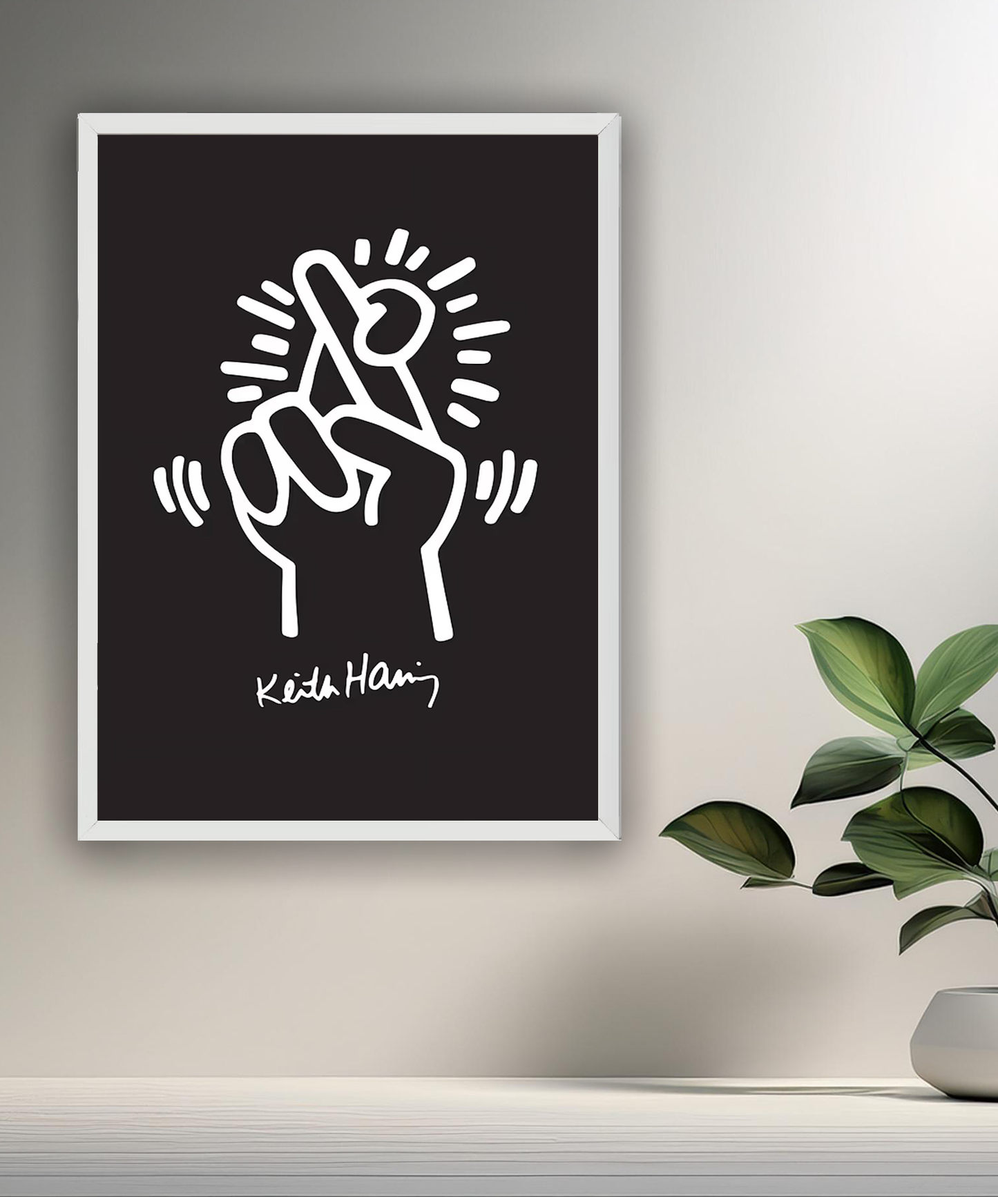 Cadre photo Keith Haring