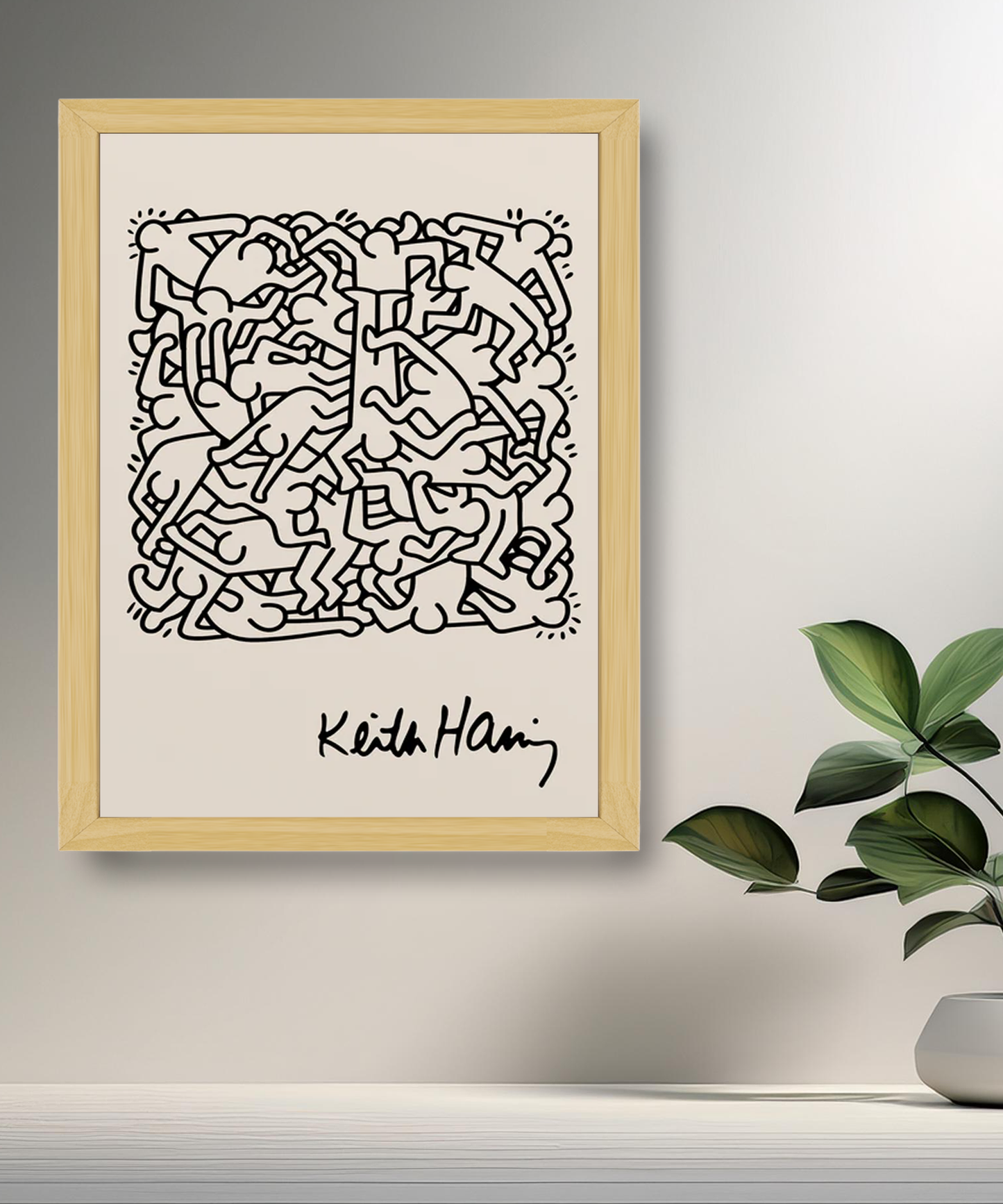 Cadre photo Keith Haring
