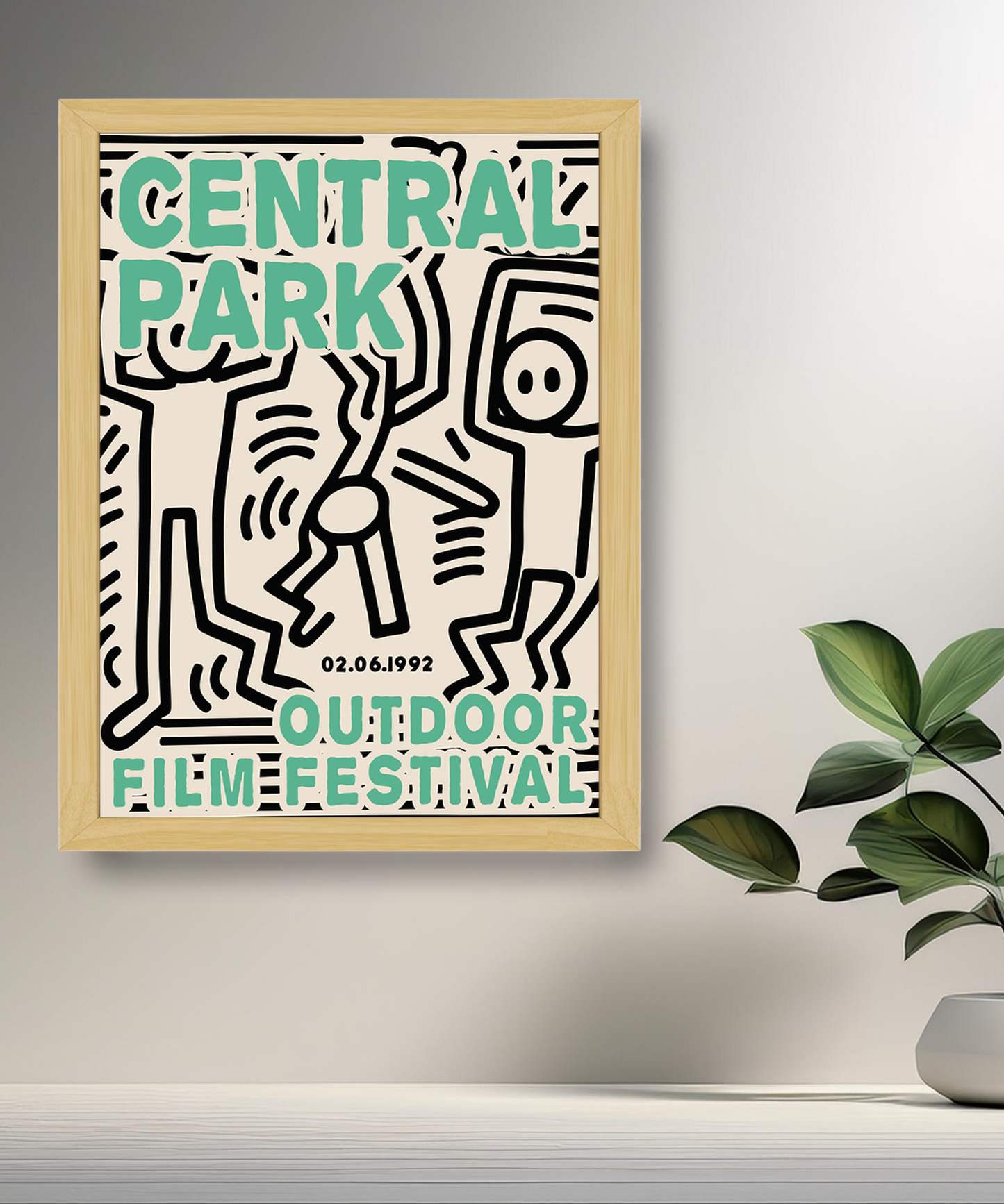 Cadre photo Keith Haring