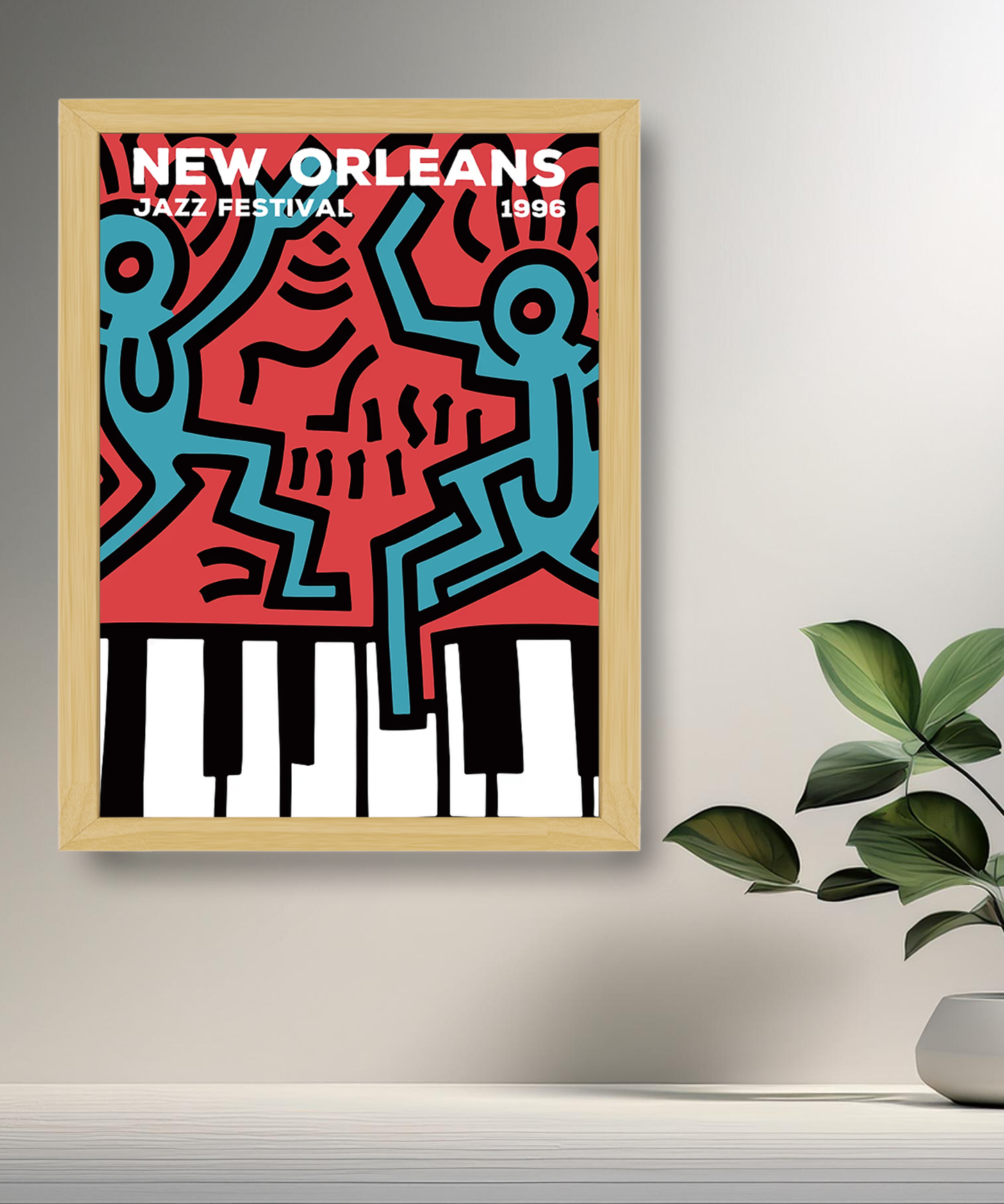 Cadre photo Keith Haring