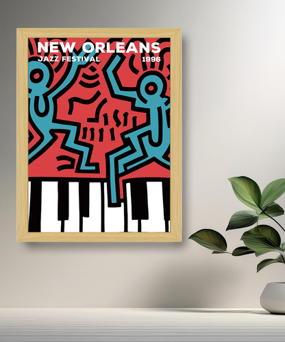 Cadre photo Keith Haring