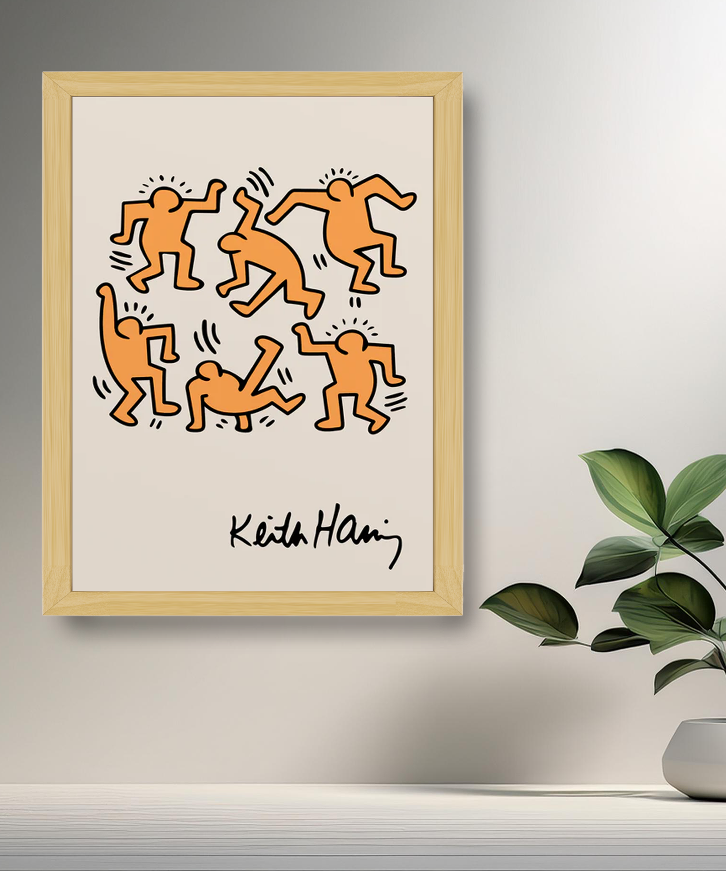 Cadre photo Keith Haring