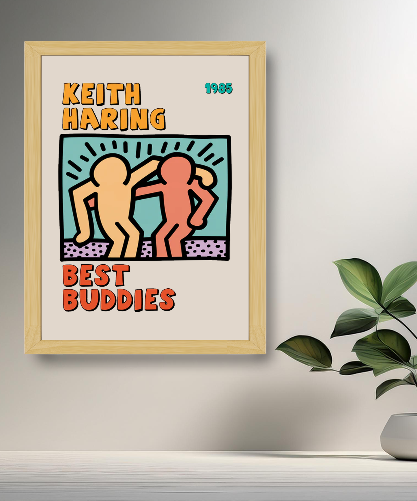 Cadre photo Keith Haring