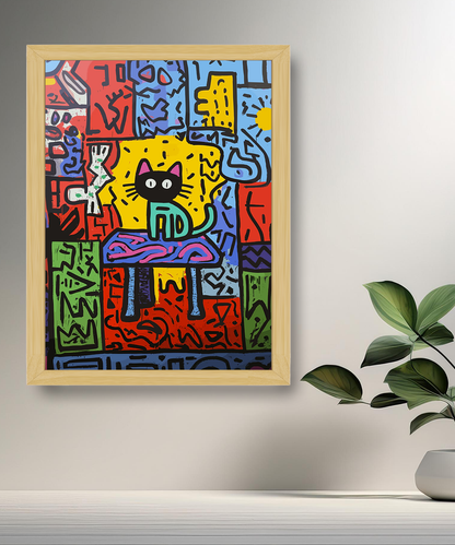 Cadre photo Keith Haring