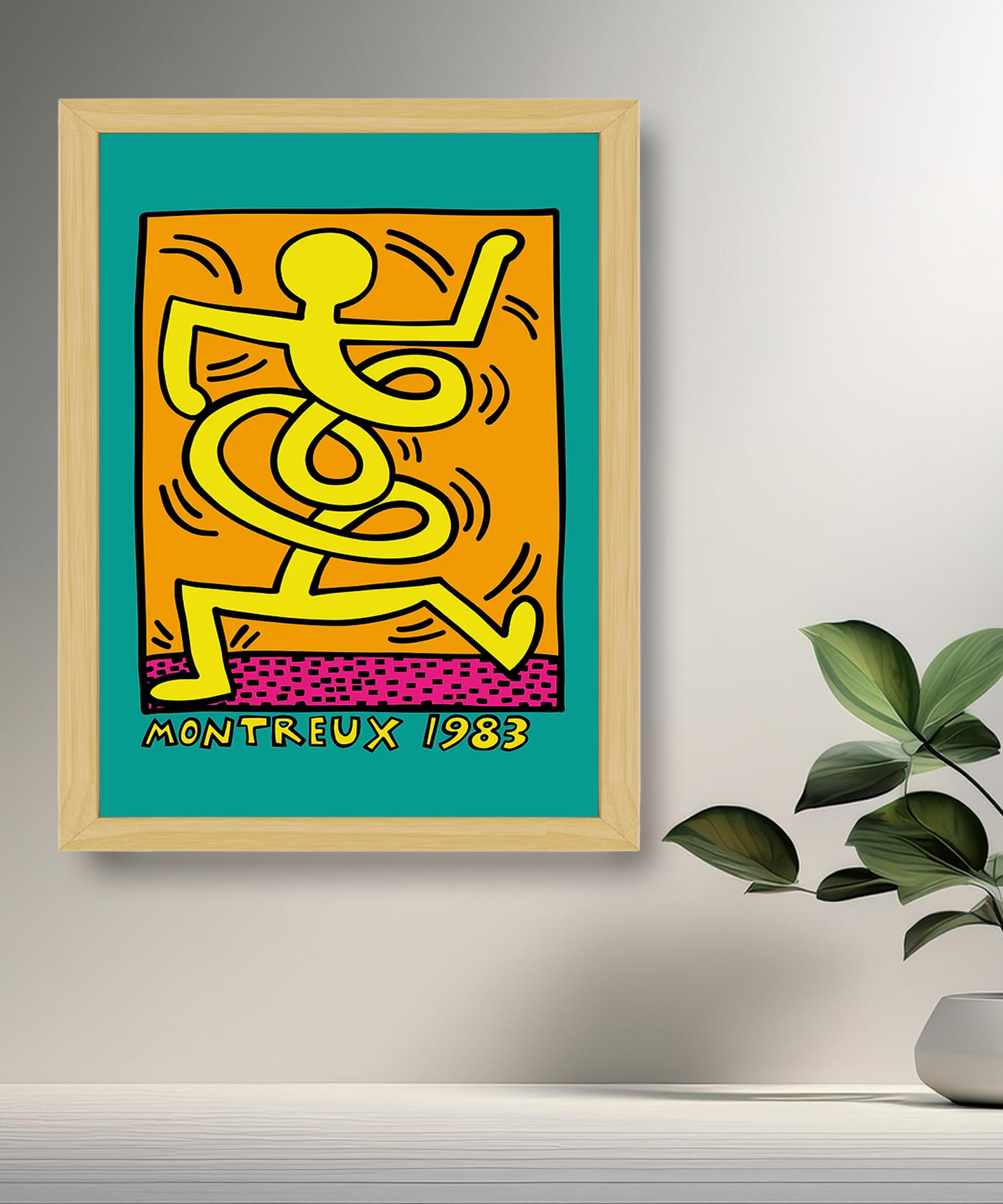 Cadre photo Keith Haring