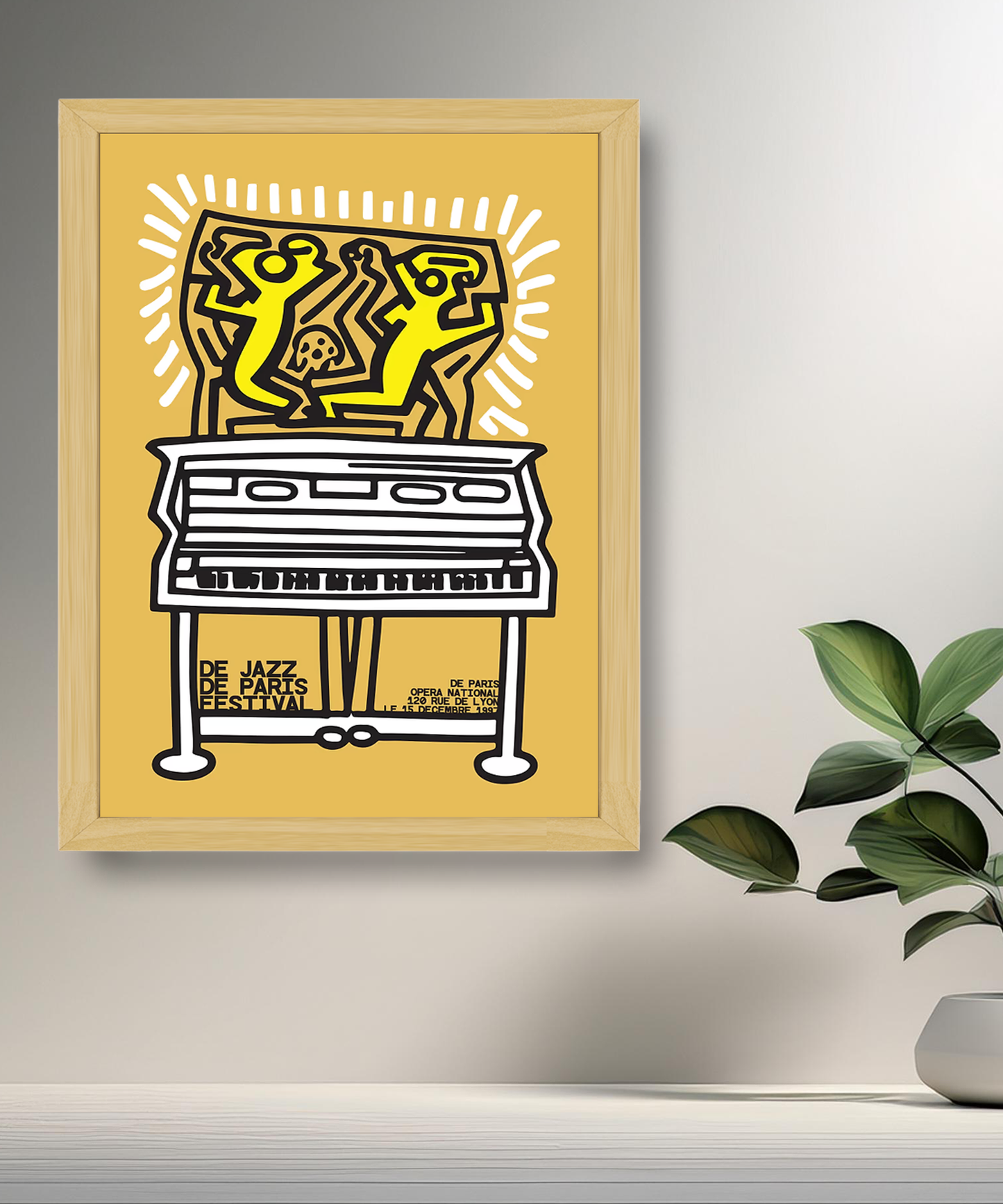 Cadre photo Keith Haring