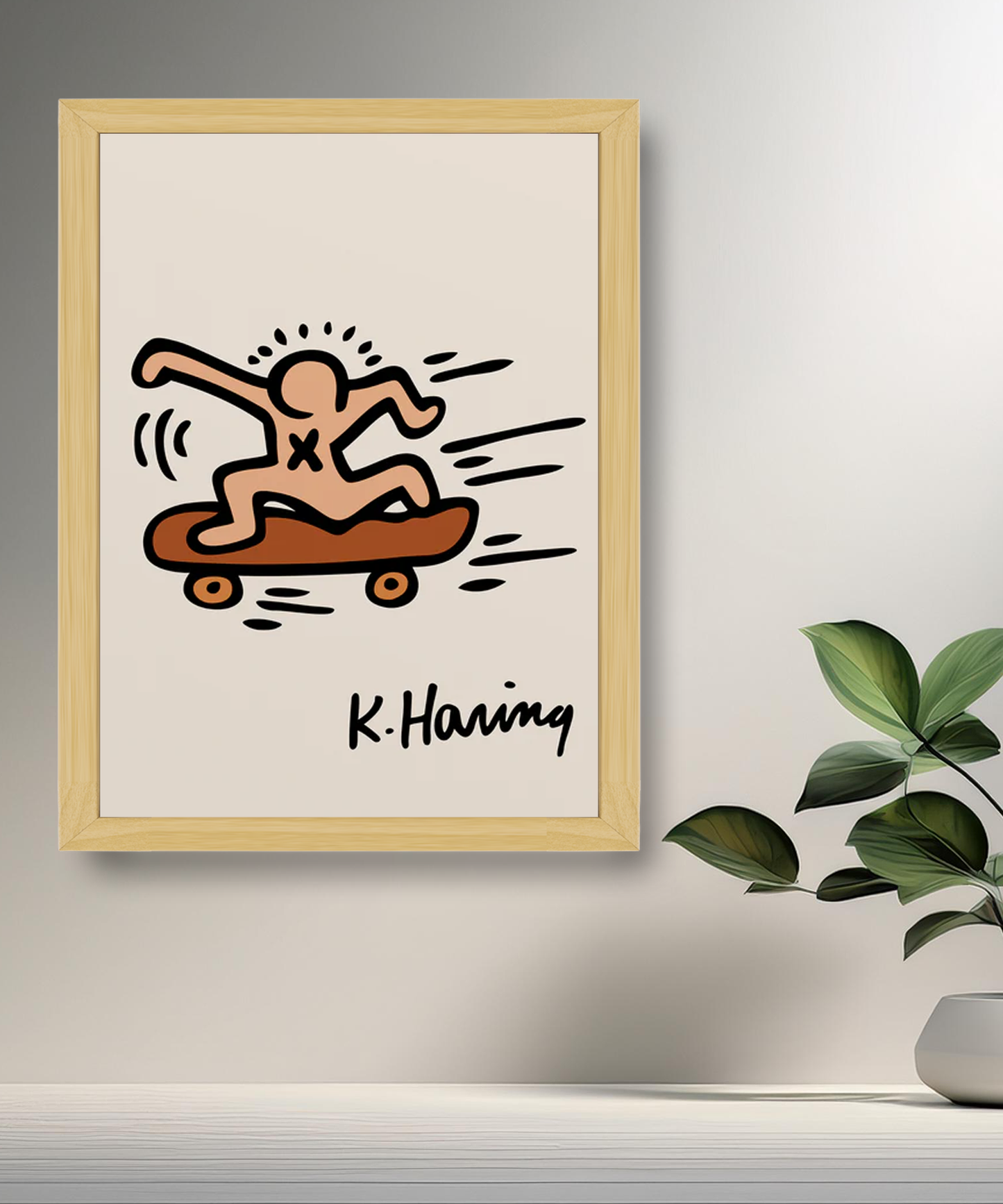 Cadre photo Keith Haring