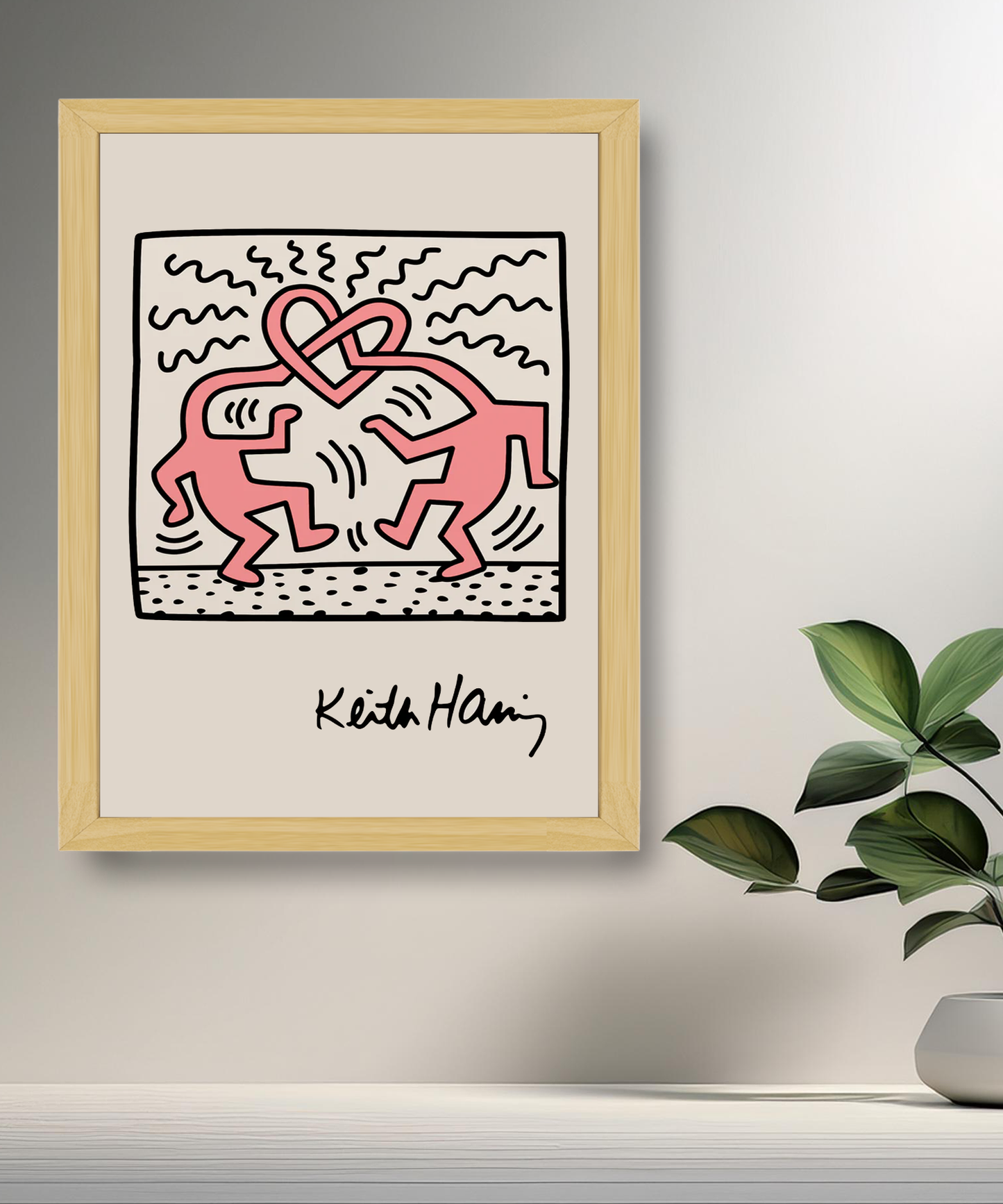 Cadre photo Keith Haring