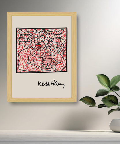 Cadre photo Keith Haring