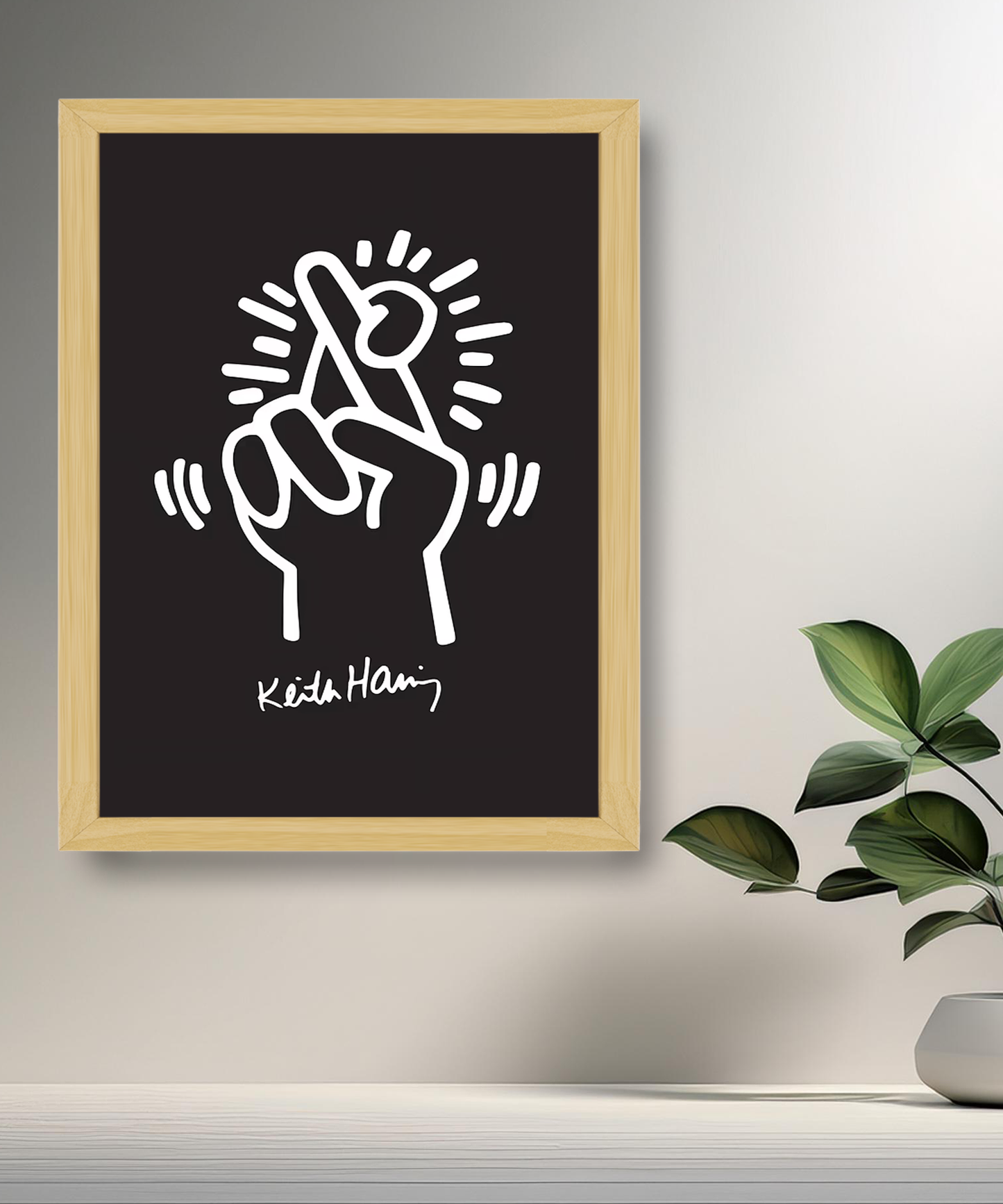 Cadre photo Keith Haring