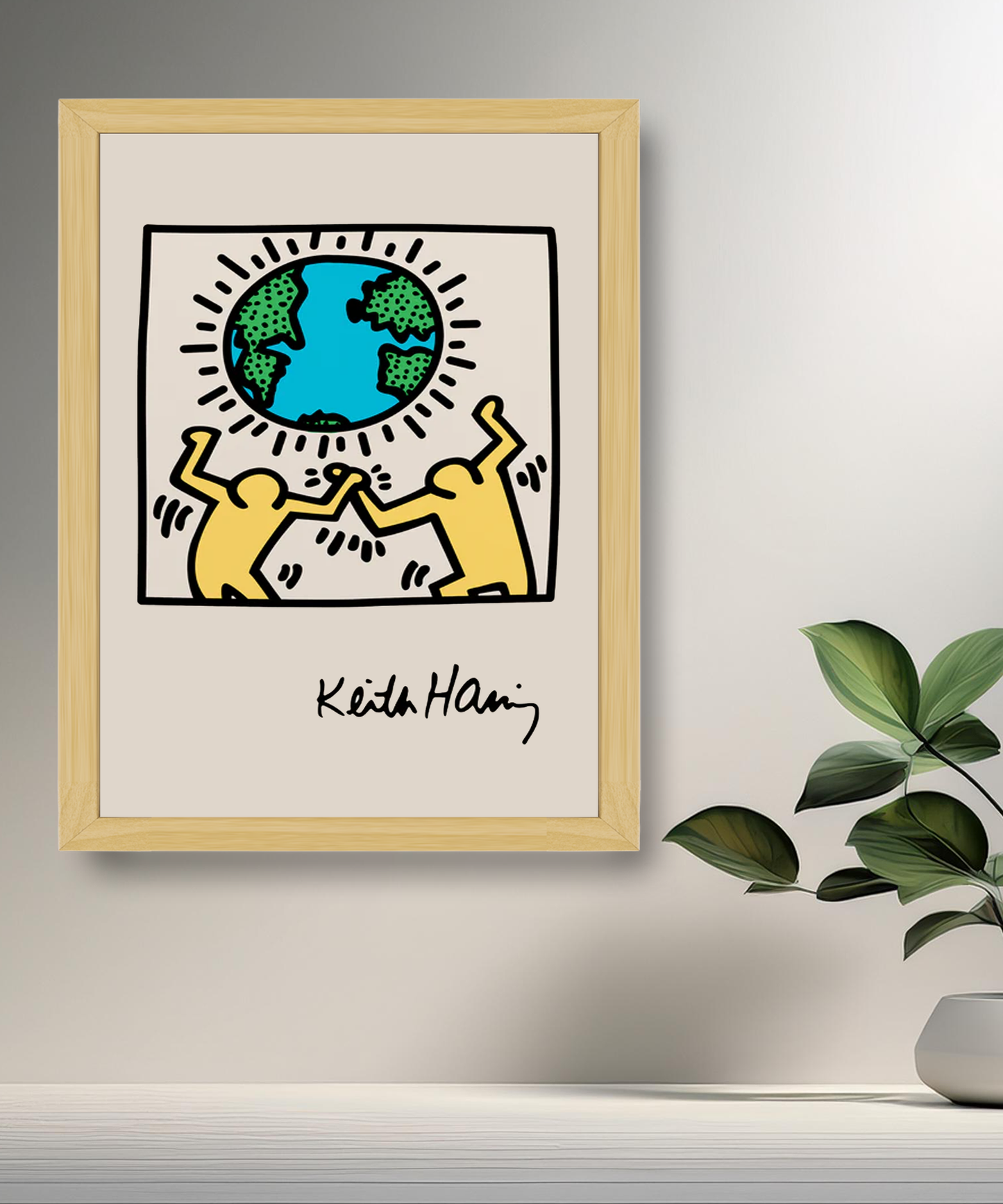 Cadre photo Keith Haring