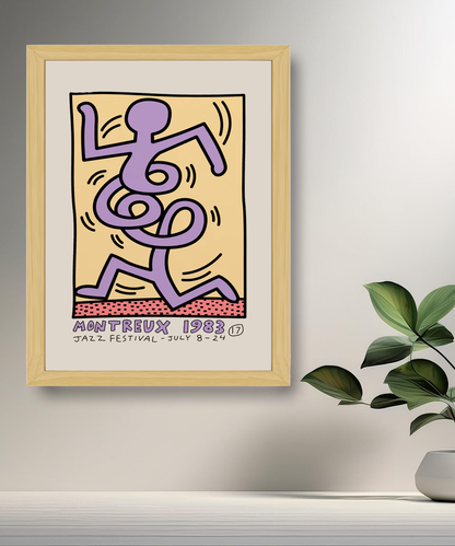 Cadre photo Keith Haring