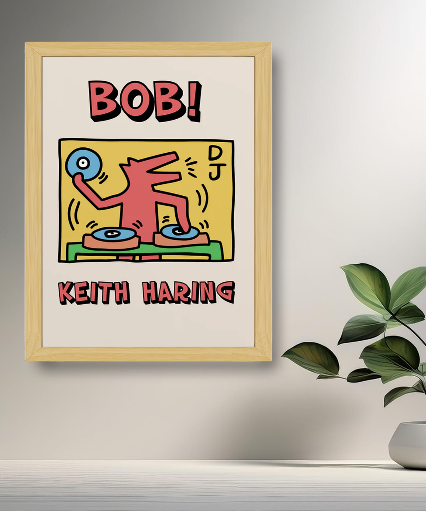 Cadre photo Keith Haring