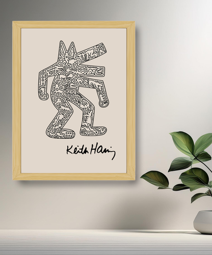 Cadre photo Keith Haring
