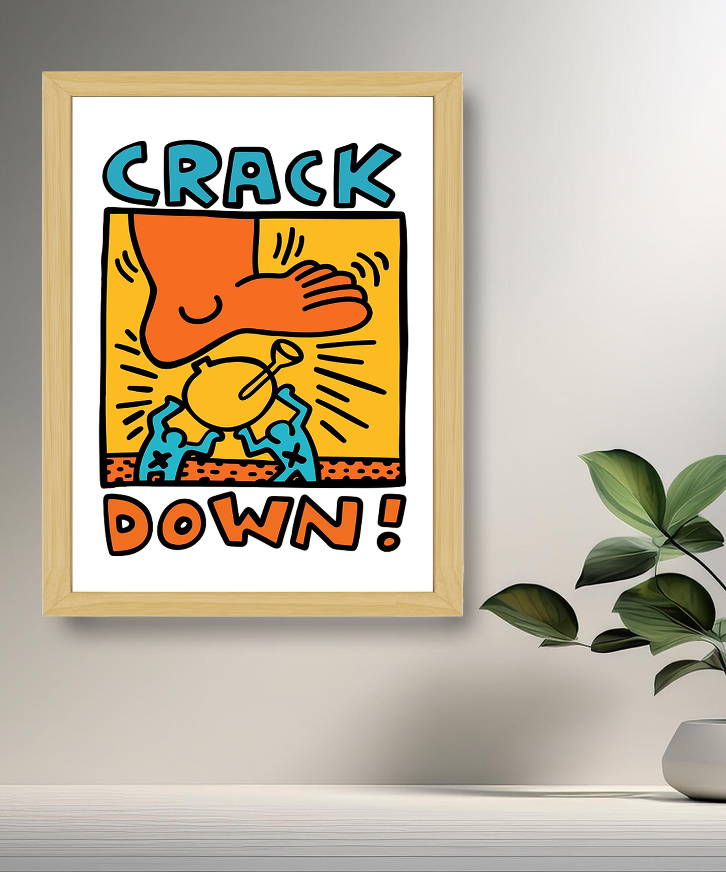 Cadre photo Keith Haring