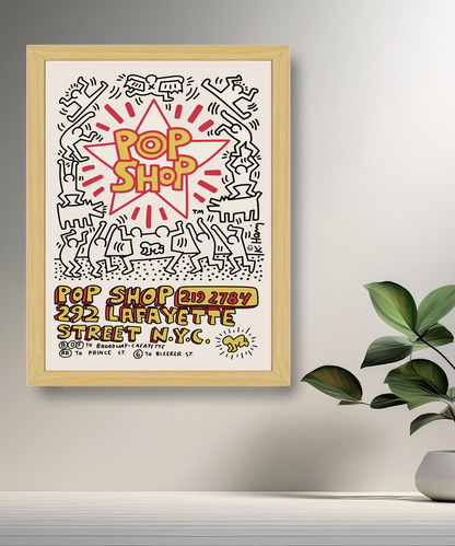 Cadre photo Keith Haring