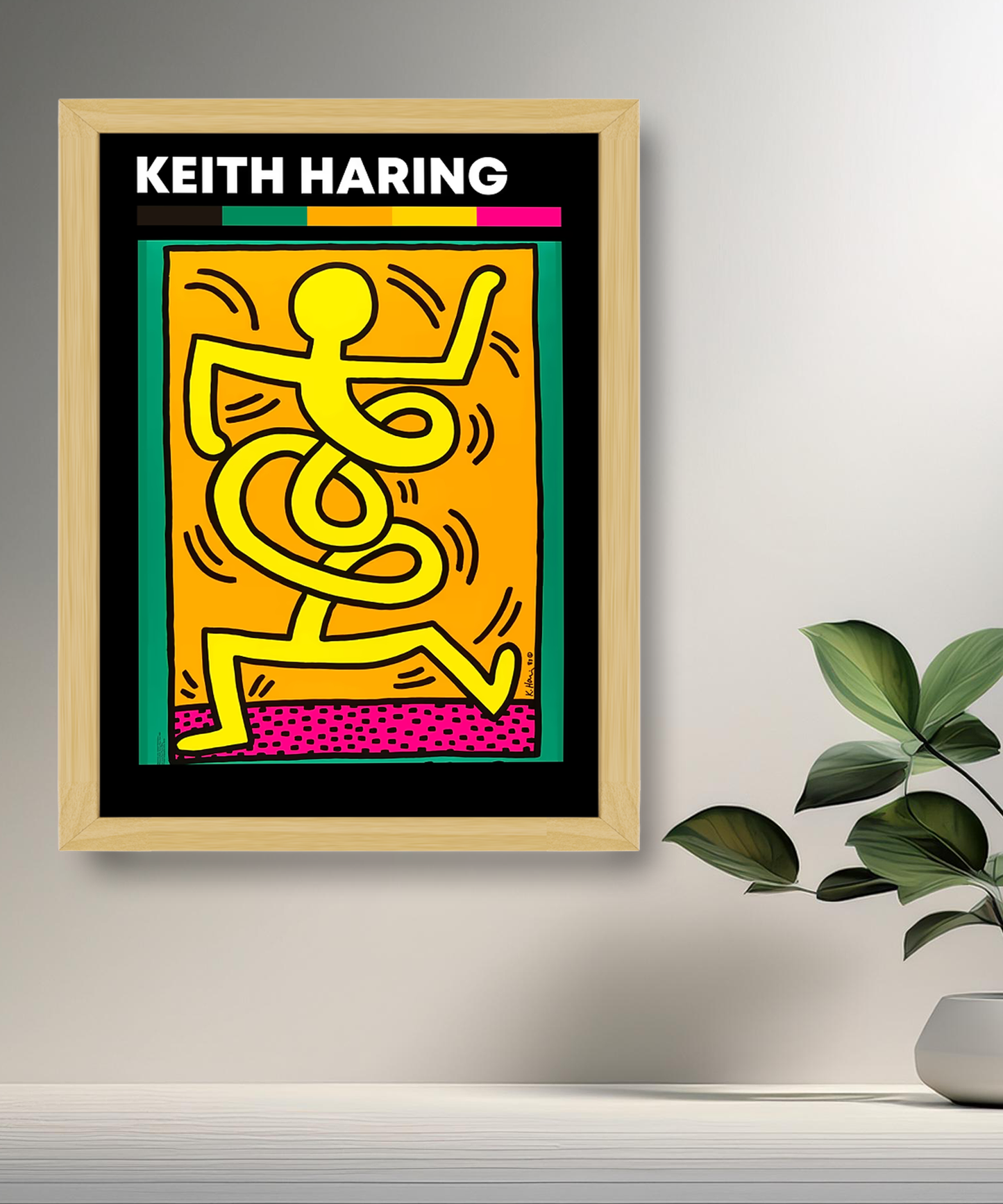 Cadre photo Keith Haring
