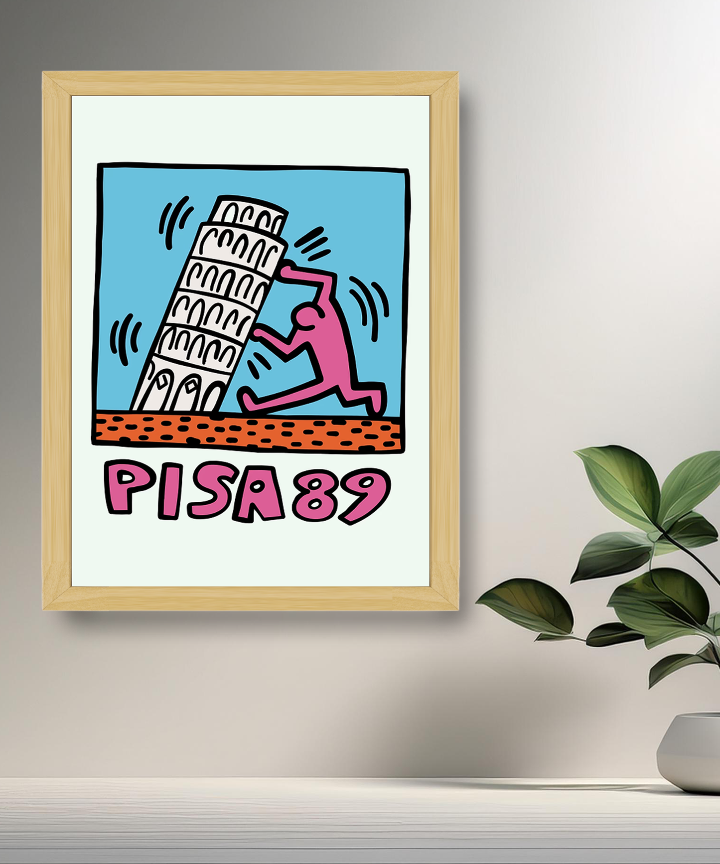 Cadre photo Keith Haring