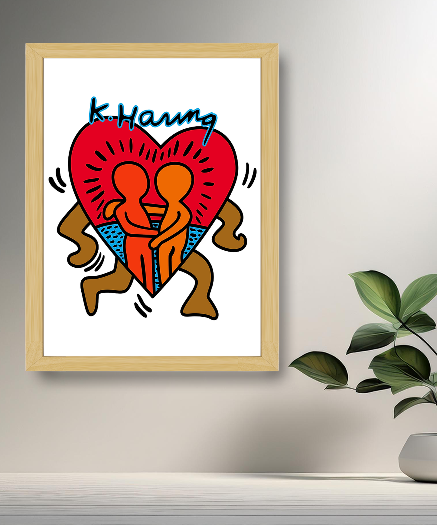 Cadre photo Keith Haring