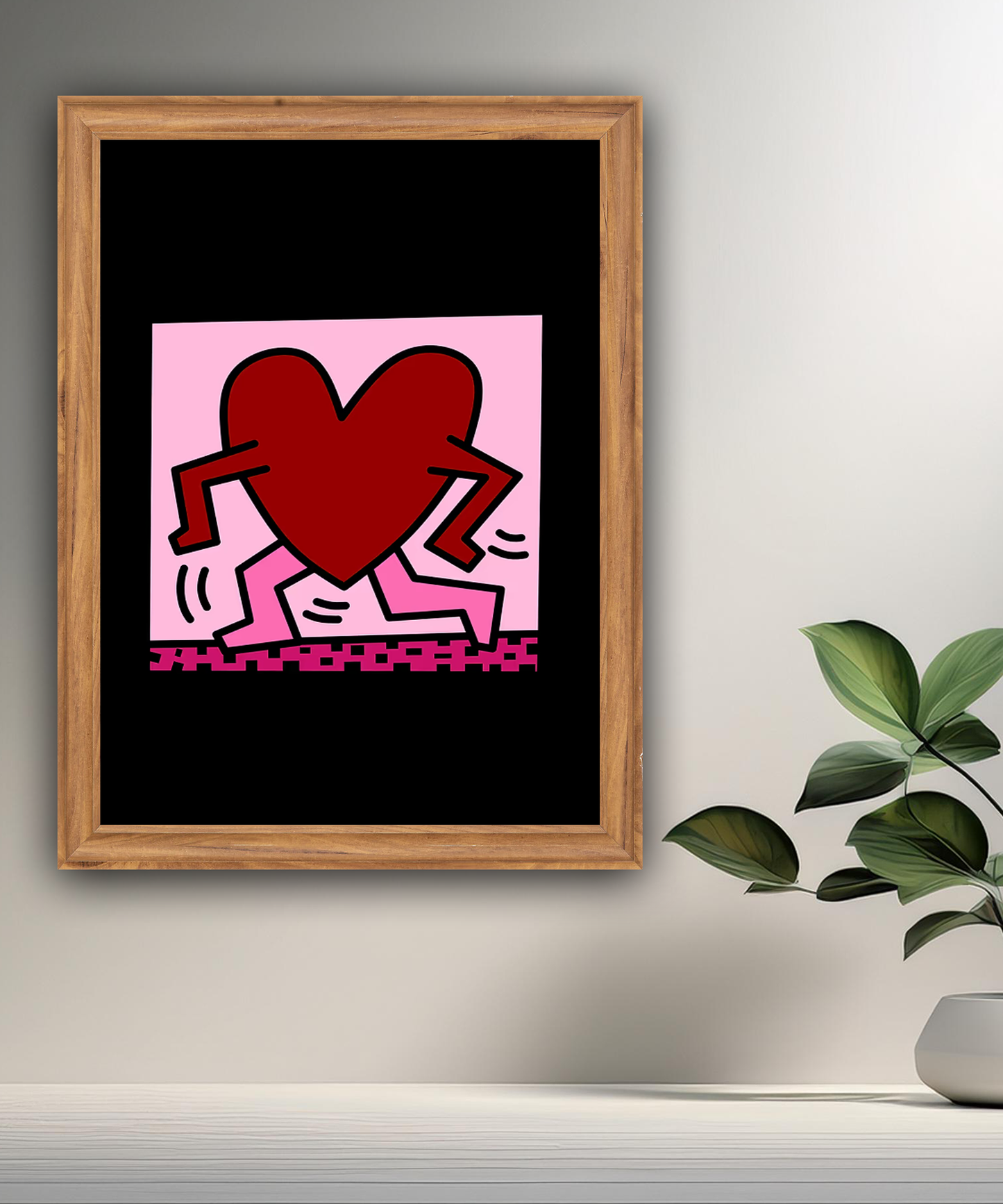 Cadre photo Keith Haring