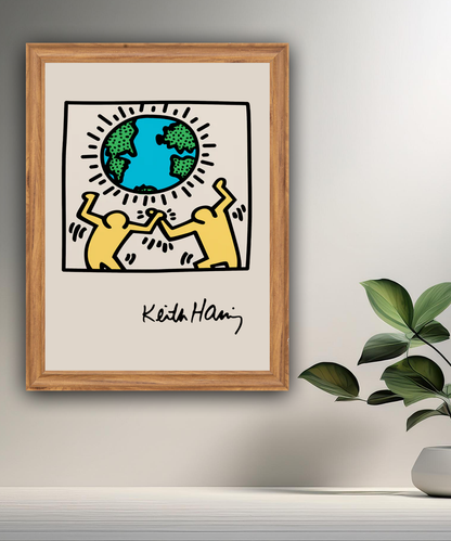 Cadre photo Keith Haring