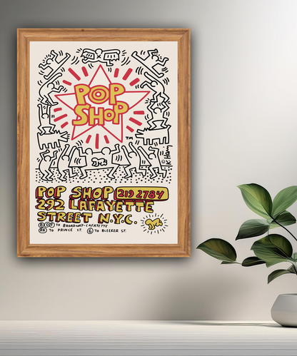 Cadre photo Keith Haring