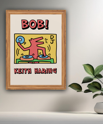 Cadre photo Keith Haring