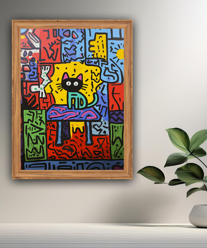 Cadre photo Keith Haring