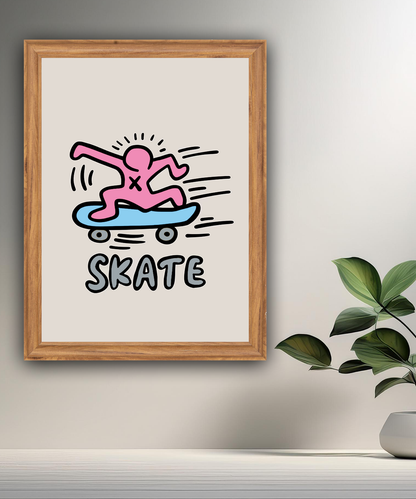 Cadre photo Keith Haring
