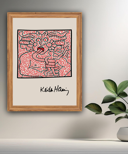 Cadre photo Keith Haring
