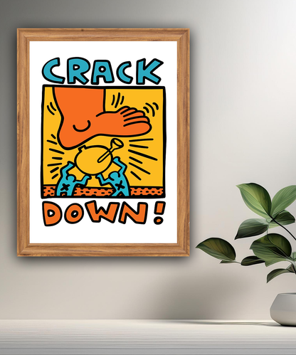 Cadre photo Keith Haring