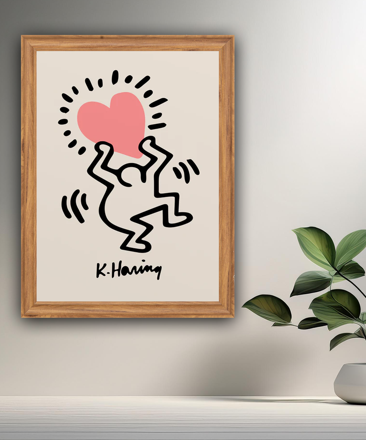 Cadre photo Keith Haring