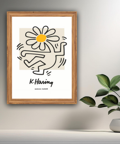 Cadre photo Keith Haring