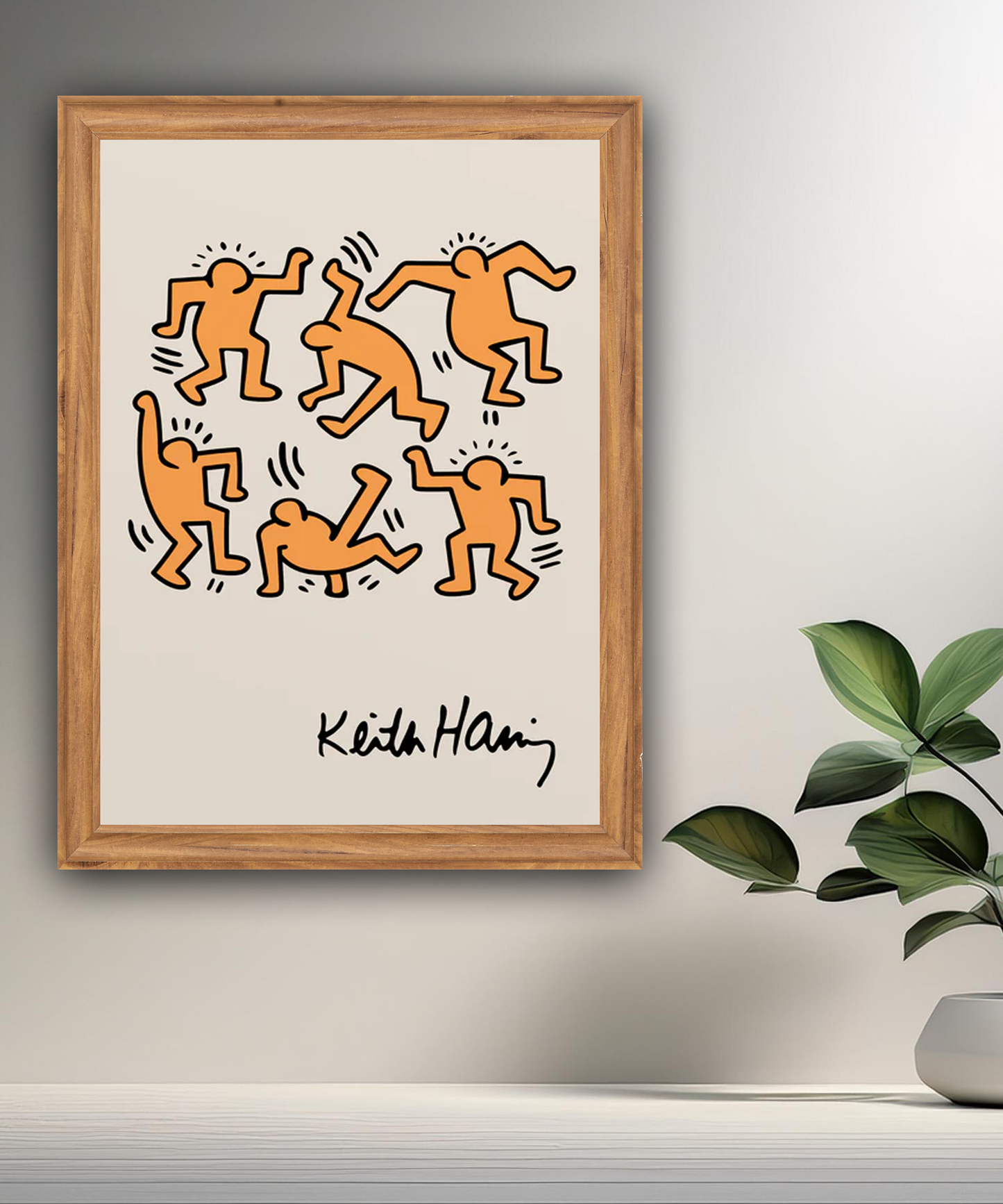 Cadre photo Keith Haring