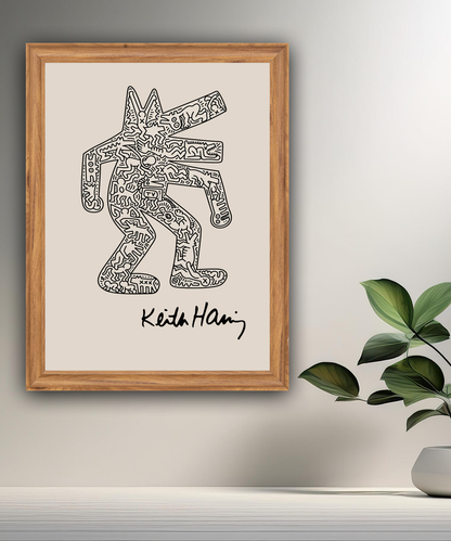 Cadre photo Keith Haring