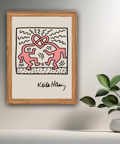 Cadre photo Keith Haring
