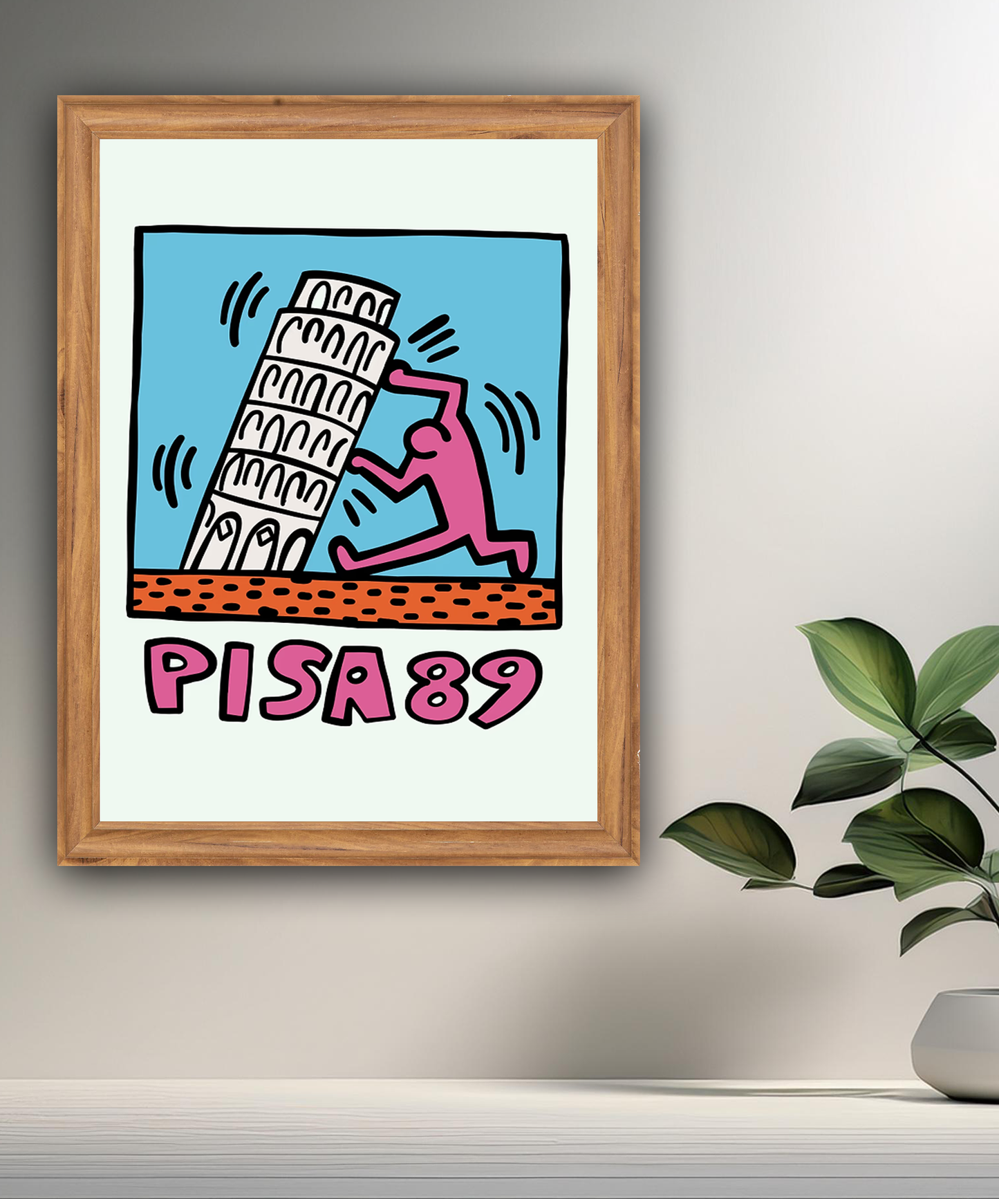 Cadre photo Keith Haring