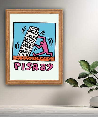 Cadre photo Keith Haring