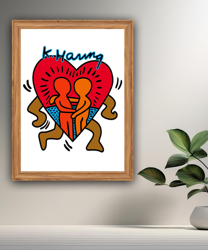 Cadre photo Keith Haring
